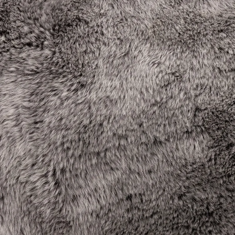 Kenai Cloud Zweisitzer-Sitzsack aus Kunstfell – Arctic Wolf