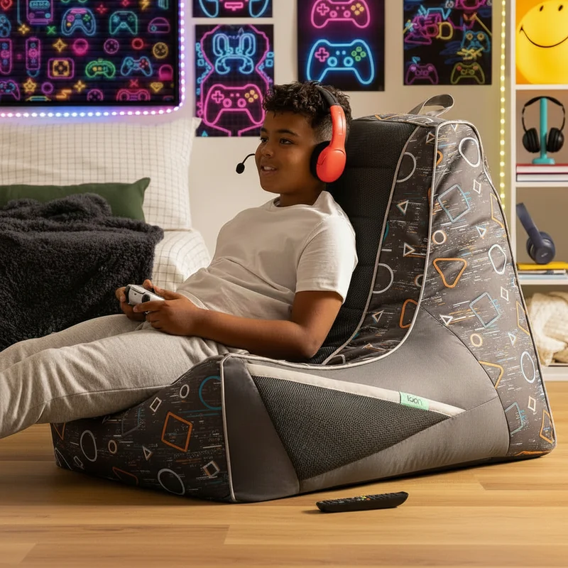 Meta Gaming-Liegesessel – Grau