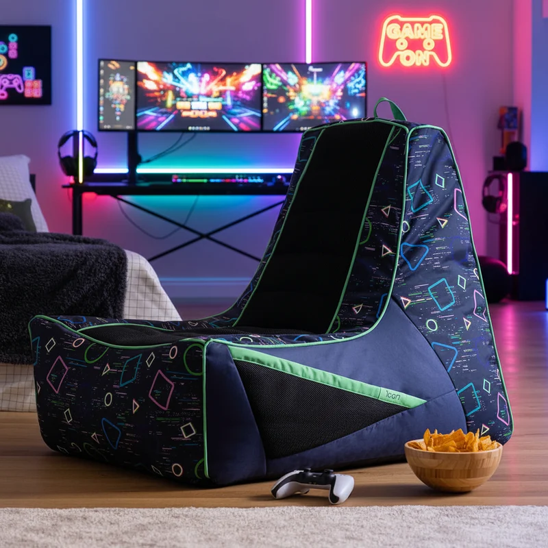 Meta Gaming-Liegesessel – Marineblau