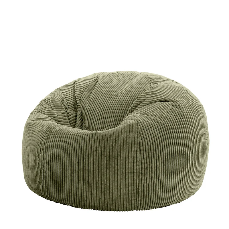 Kingston Klassischer Sitzsack, Cord, Salbeigrün