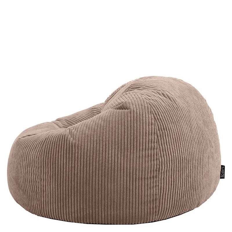 Kingston Klassischer Sitzsack, Cord, Mokka-Braun