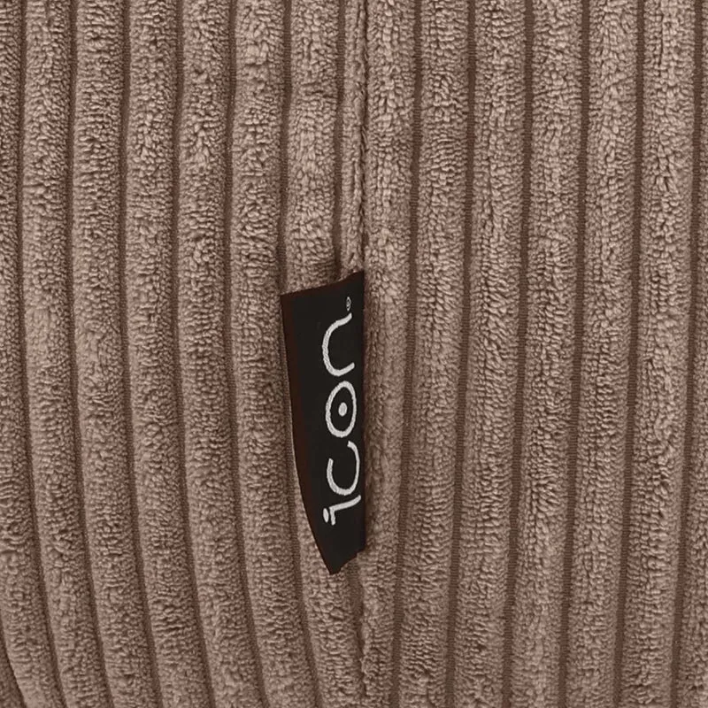 Kingston Klassischer Sitzsack, Cord, Mokka-Braun