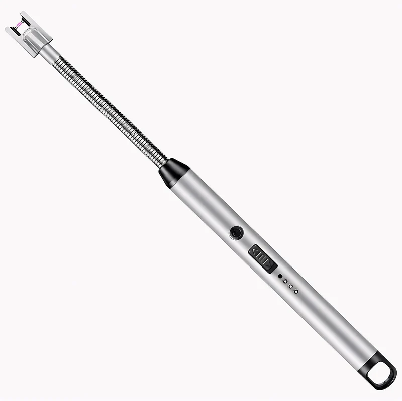 Elektrisches Stabfeuerzeug 360° USB-aufladbar Windfestes Lichtbogen