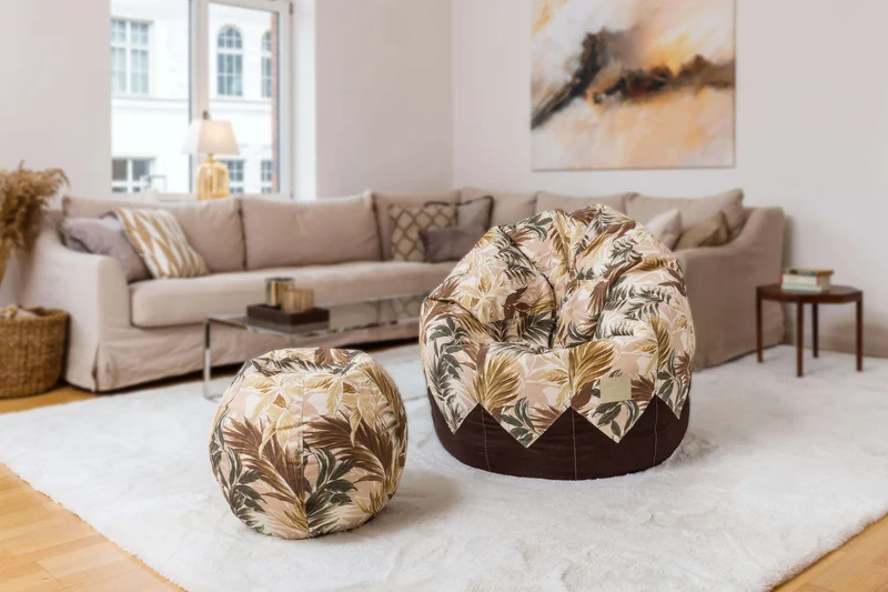 Pouf - Brasilianische Stoffe