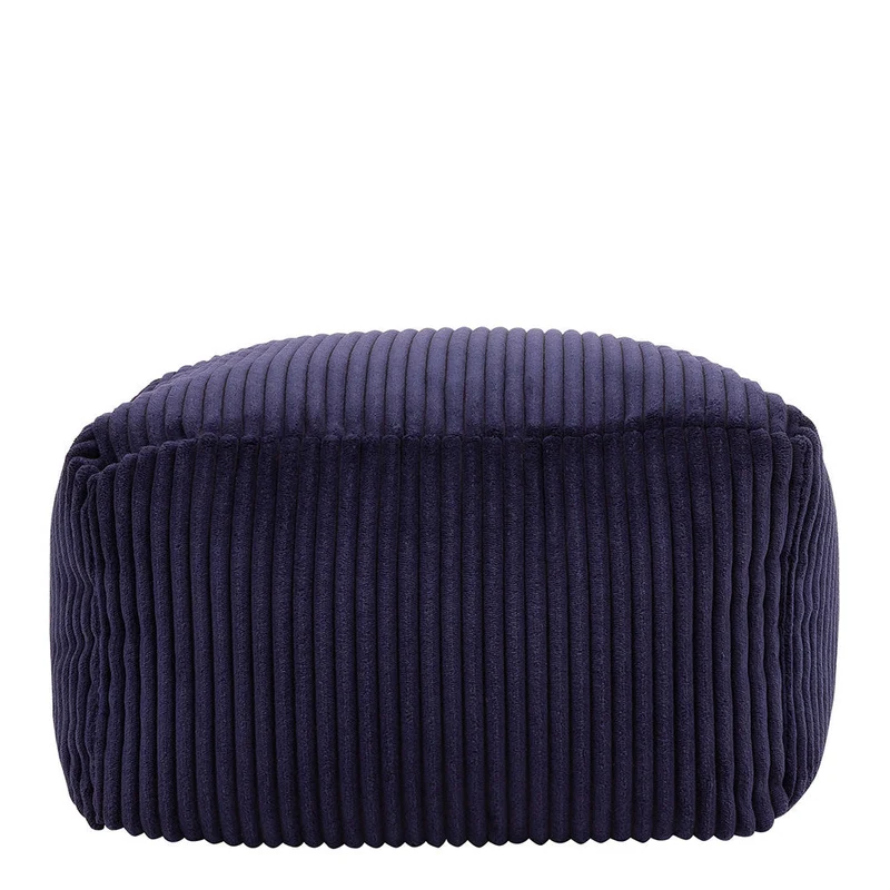Amara Fußhocker, Cord, Marinebleu