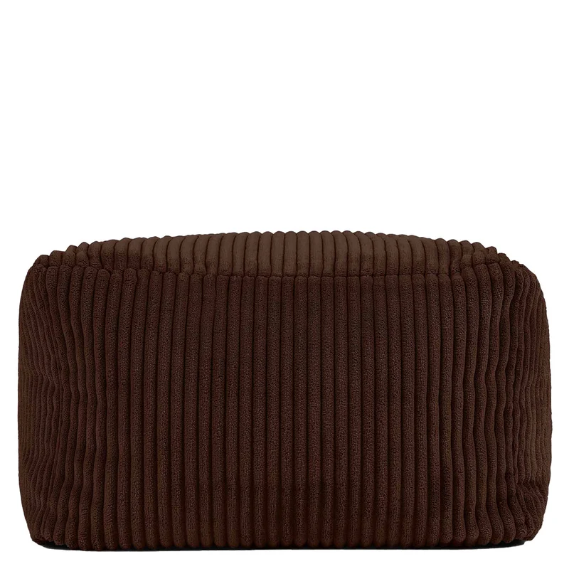 Amara Fußhocker, Cord, Schokoladenbraun