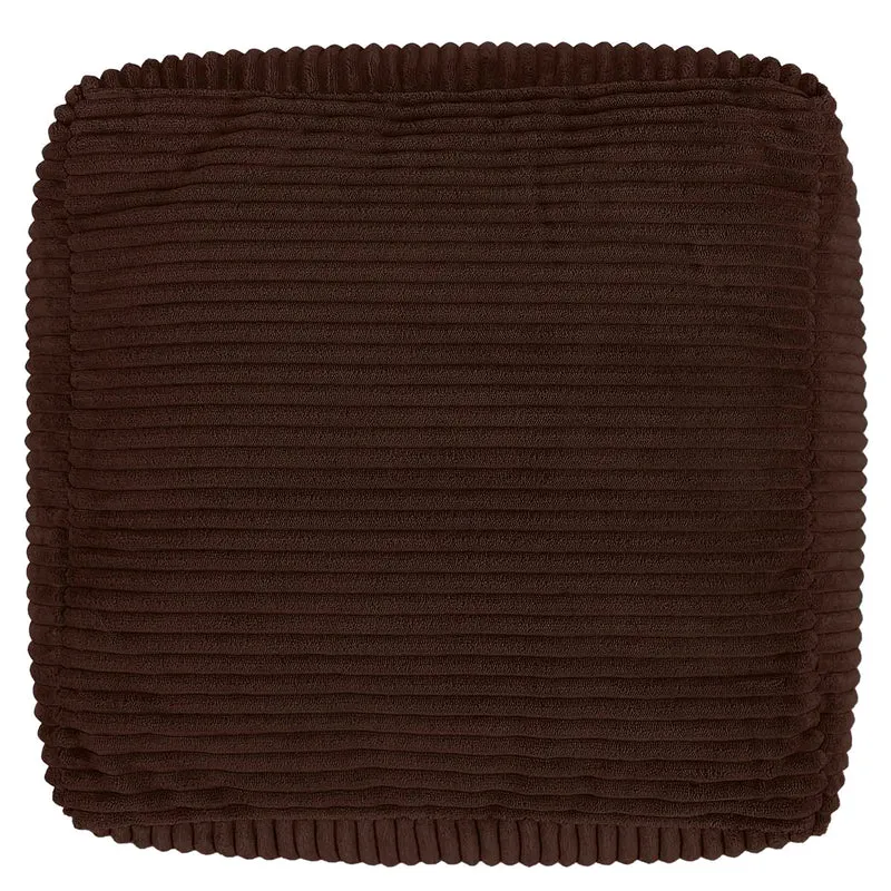 Amara Fußhocker, Cord, Schokoladenbraun