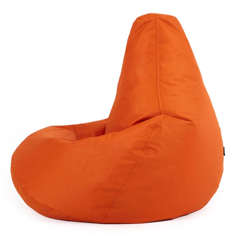 Sitzsack Dalton Indoor-Outdoor mit hoher Rückenlehne für Kinder – Burnt Orange