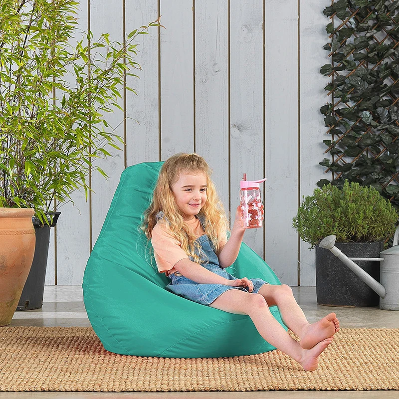 Kinder Dalton Indoor-Outdoor Hochlehnen-Sitzsack – Pfefferminz