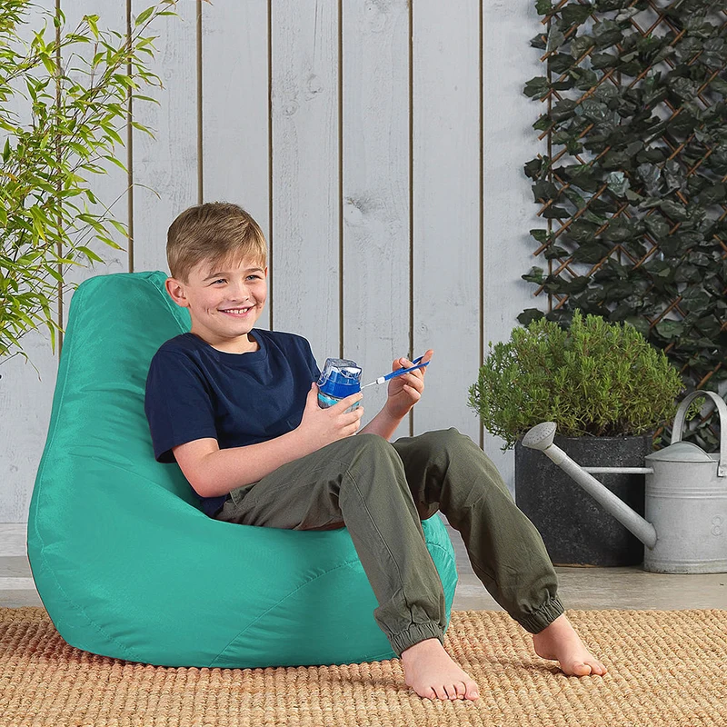 Kinder Dalton Indoor-Outdoor Hochlehnen-Sitzsack – Pfefferminz