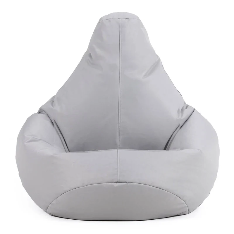 Kids Dalton Indoor-Outdoor Hochlehner-Sitzsack – Grau