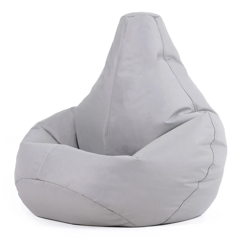 Kids Dalton Indoor-Outdoor Hochlehner-Sitzsack – Grau