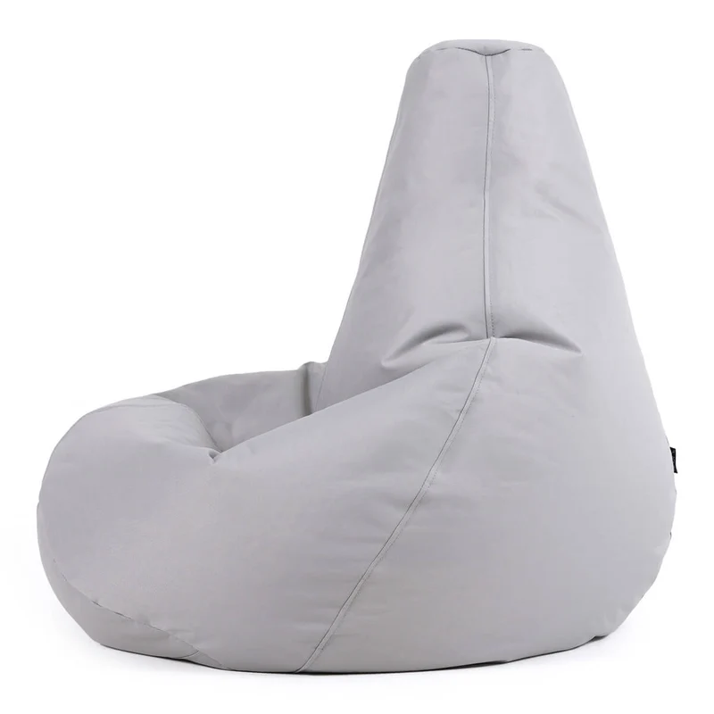 Kids Dalton Indoor-Outdoor Hochlehner-Sitzsack – Grau