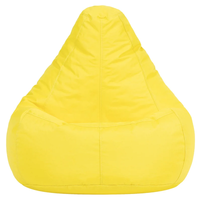 Kids Dalton Indoor-Outdoor Hochlehner-Sitzsack – Gelb