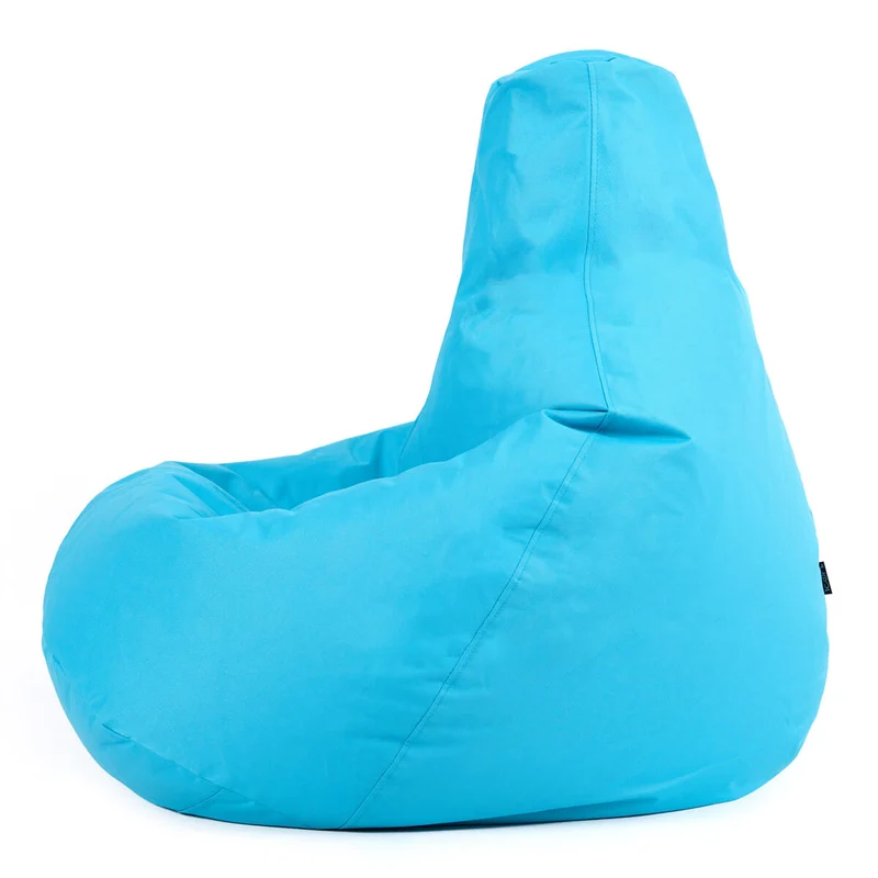 Sitzsack Kinder Dalton Indoor-Outdoor mit hoher Rückenlehne – Aqua