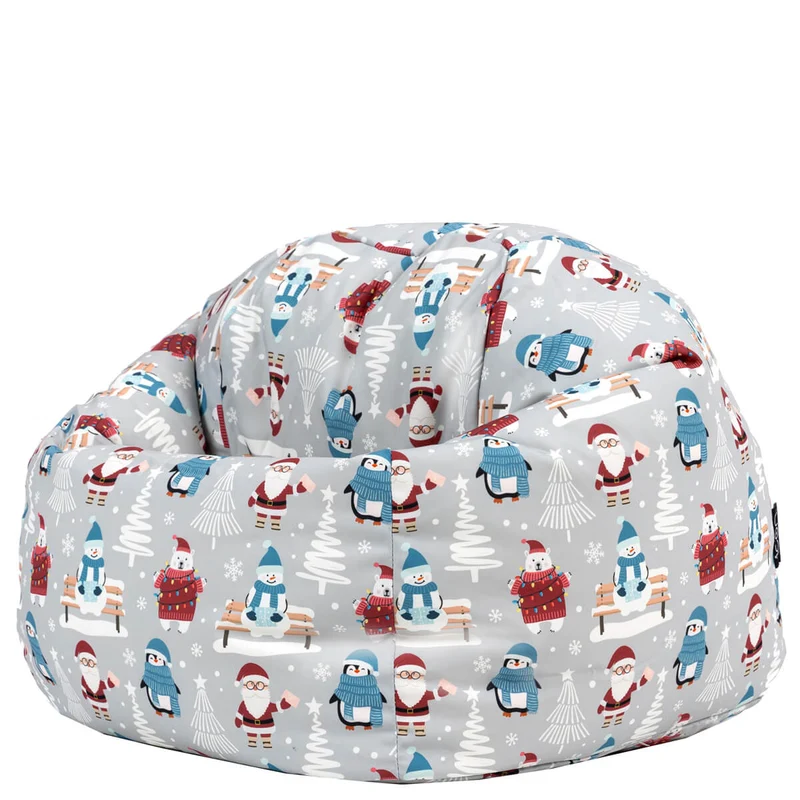 Kinder festlich Weihnachtsmann-Druck Klassischer Sitzsack