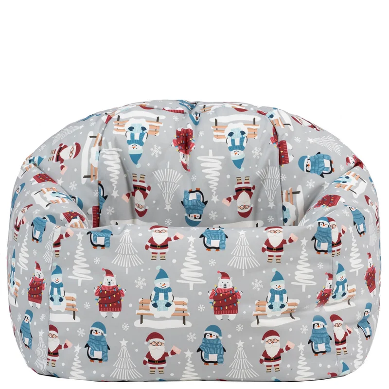 Kinder festlich Weihnachtsmann-Druck Klassischer Sitzsack
