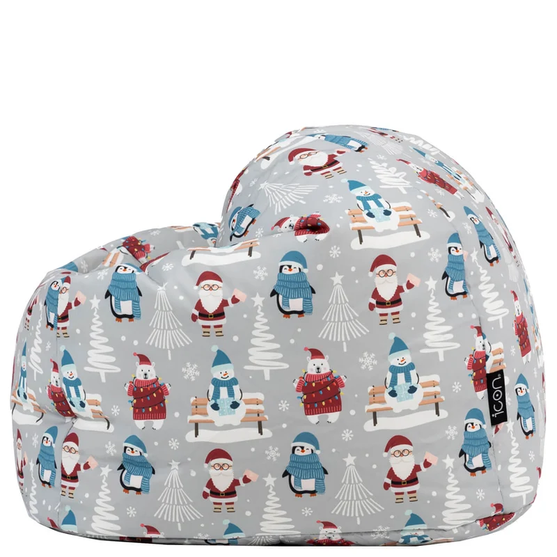 Kinder festlich Weihnachtsmann-Druck Klassischer Sitzsack