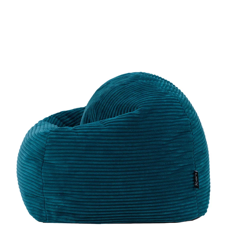 Kinder Kingston Klassischer Cord-Sitzsack - Petrol