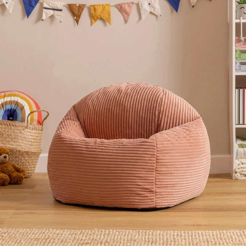 Kinder Kingston Cord Classic Sitzsack - Rosa