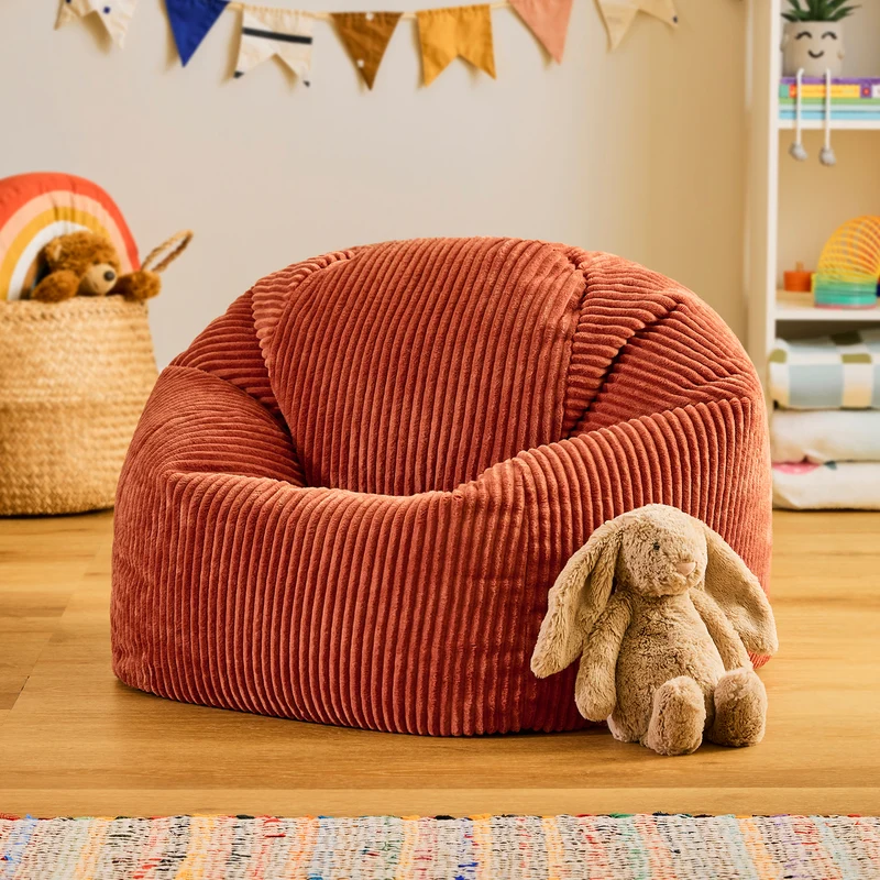 Kinder Kingston Cord Cord-Sitzsack – Terrakotta