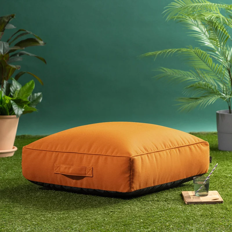 Solus Bodenkissen, Olefin, Gebranntes Orange