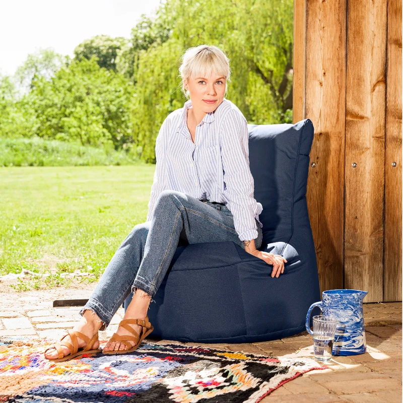 Sitzsack Swing Scuba, jeansblau
