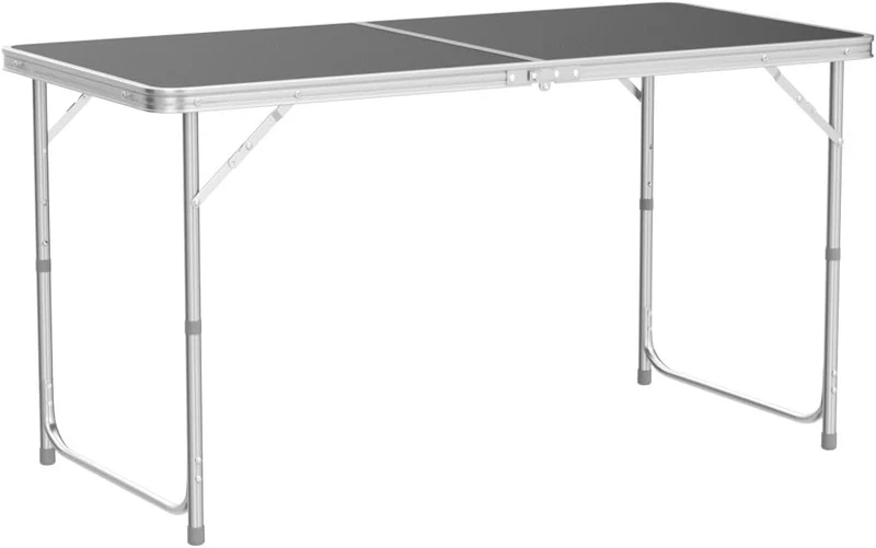 1-B Ware - Klapptisch aus Aluminium 120x60cm; Farbe: Schwarz