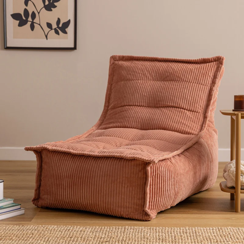 Dolce Scandi Liegestuhl, Cord, Morgenrosa