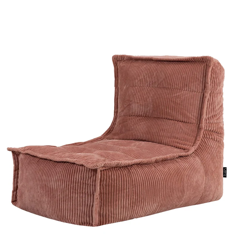 Dolce Scandi Liegestuhl, Cord, Morgenrosa