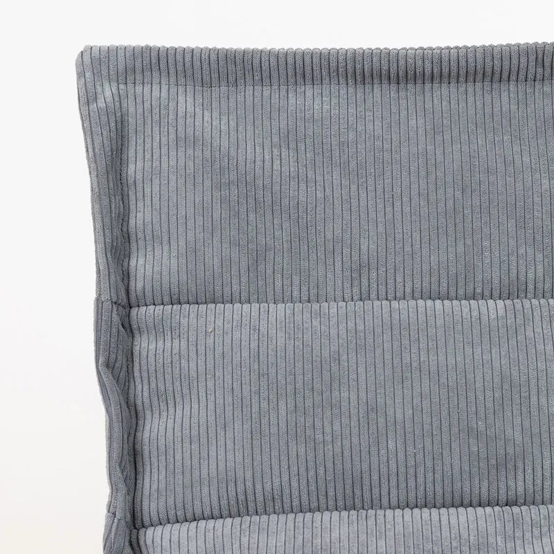 Dolce Cord-Lounger – Anthrazitgrau