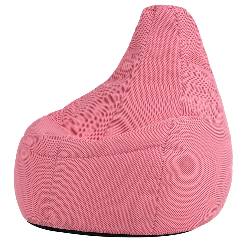 Gaming Recliner Sitzsack XL, Performance-Mesh, Rosa