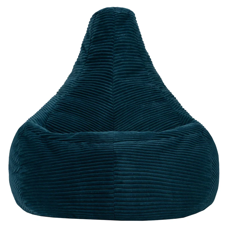 Dalton Recliner Sitzsack XL, Cord, Blaugrün
