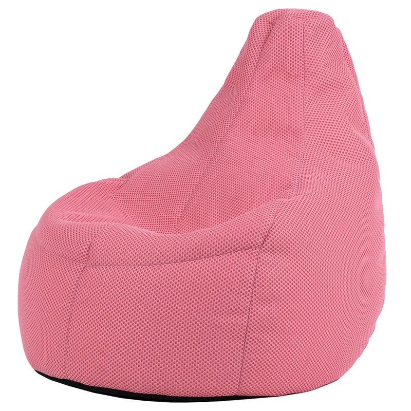 Gaming Sessel-Sitzsack, Performance-Mesh, Pastellrosa
