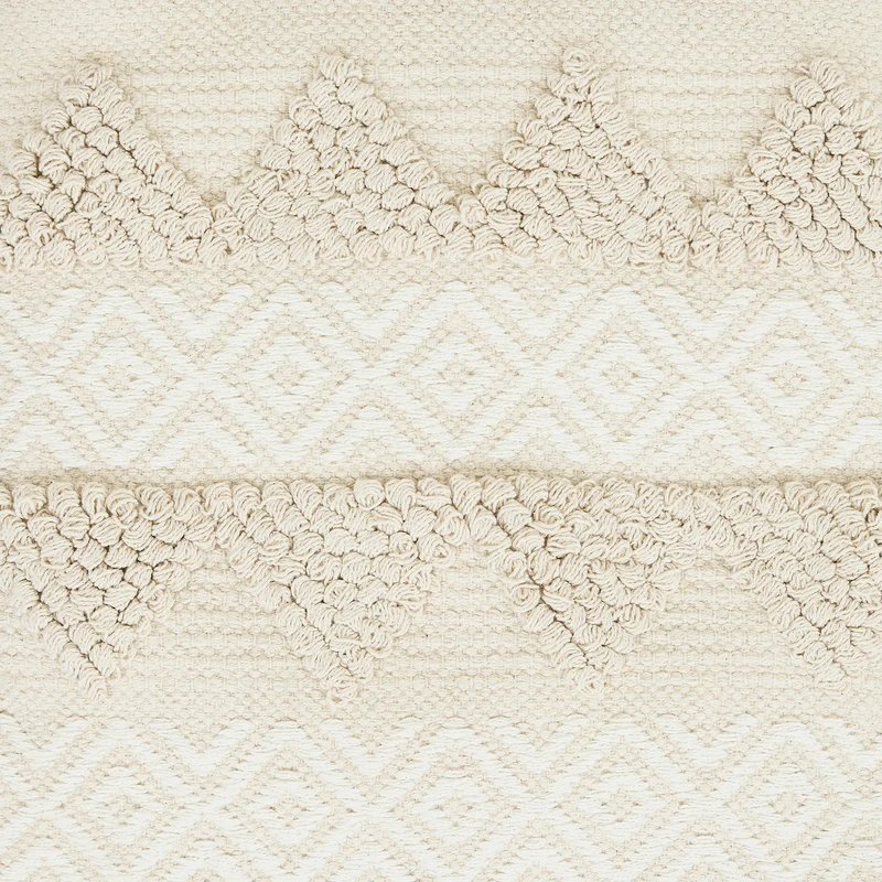 Cali Knotted Square Footstool - Natural