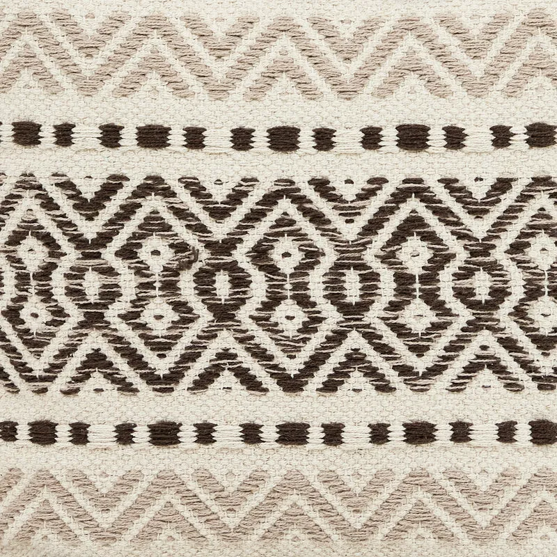 Calli Aztec Quadratischer Fußhocker - Natur