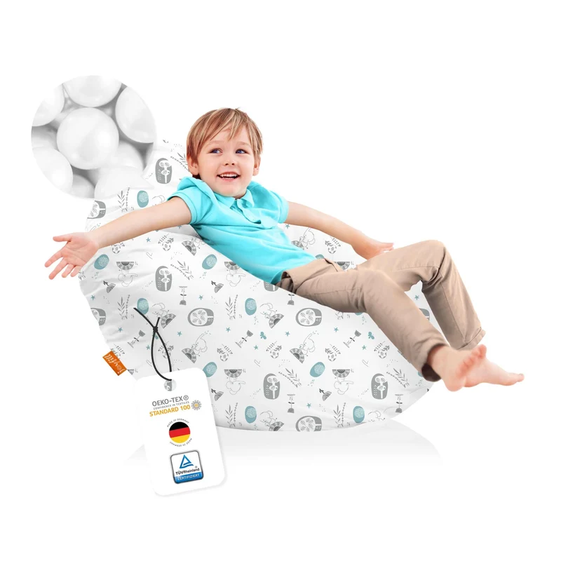 Sitzsack für Groß und Klein (BioFoam gefüllt | 240 L)