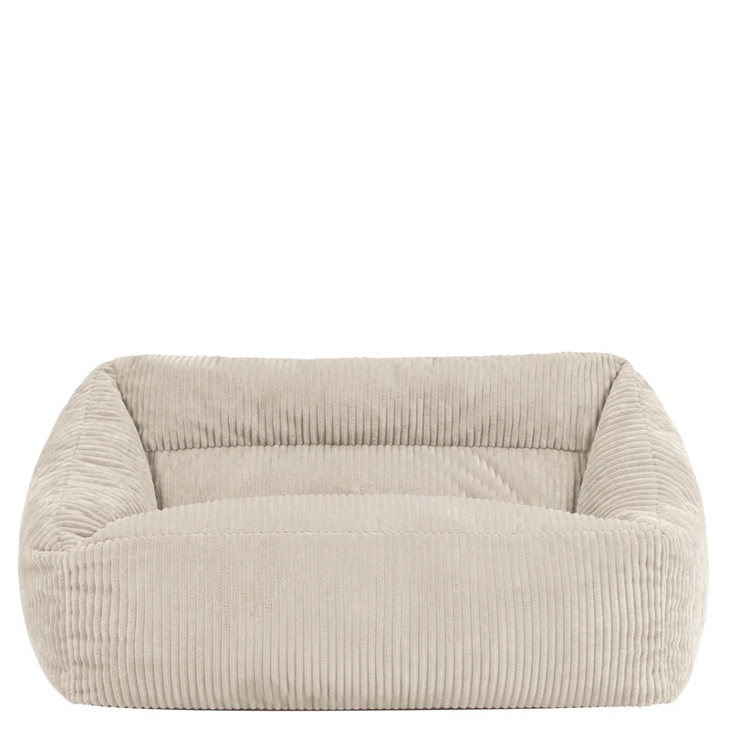 Cecilia Kinder-Sofa mit Sitzsack, Cord, Steingrau