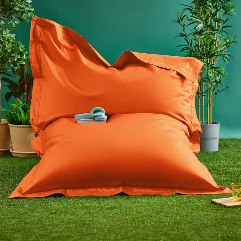 Bazaar Bag® Riesen-Sitzsack für drinnen und draußen – Burnt Orange