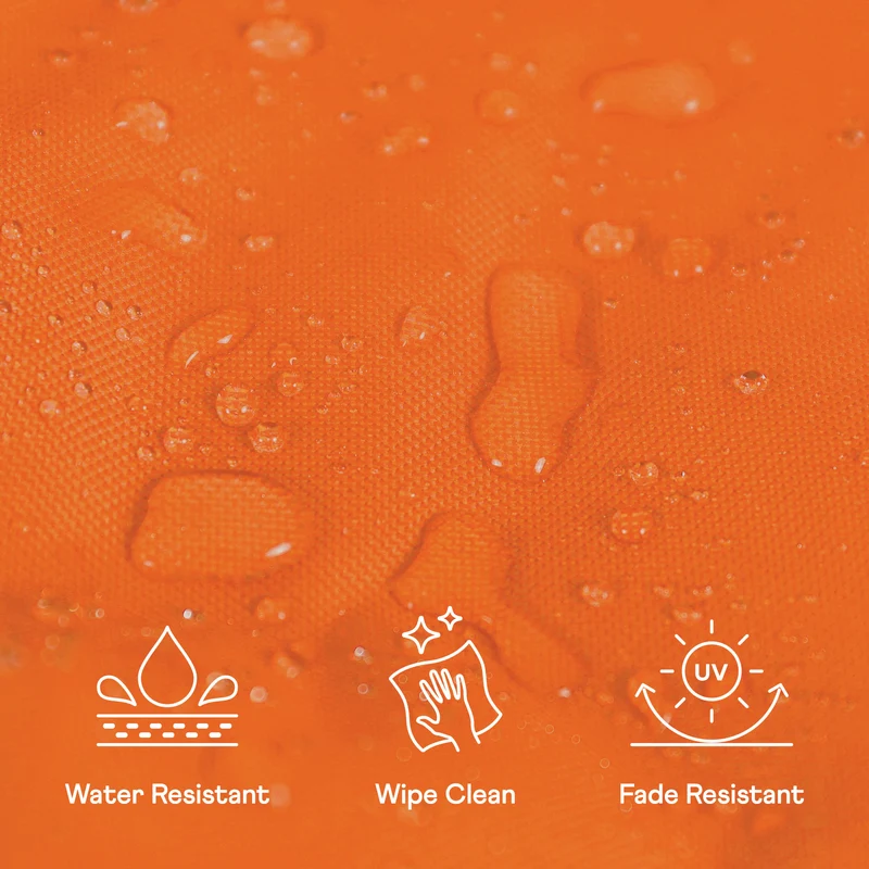 Bazaar Bag® Riesen-Sitzsack für drinnen und draußen – Burnt Orange