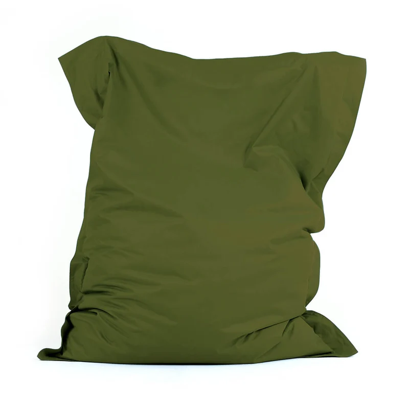 Bazaar Bag® Riesen-Sitzsack für drinnen und draußen – Khakigrün