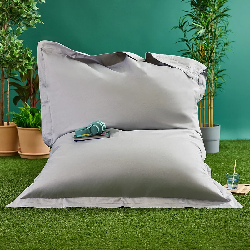 Bazaar Bag® Indoor-Outdoor Riesen-Sitzsack – Grau