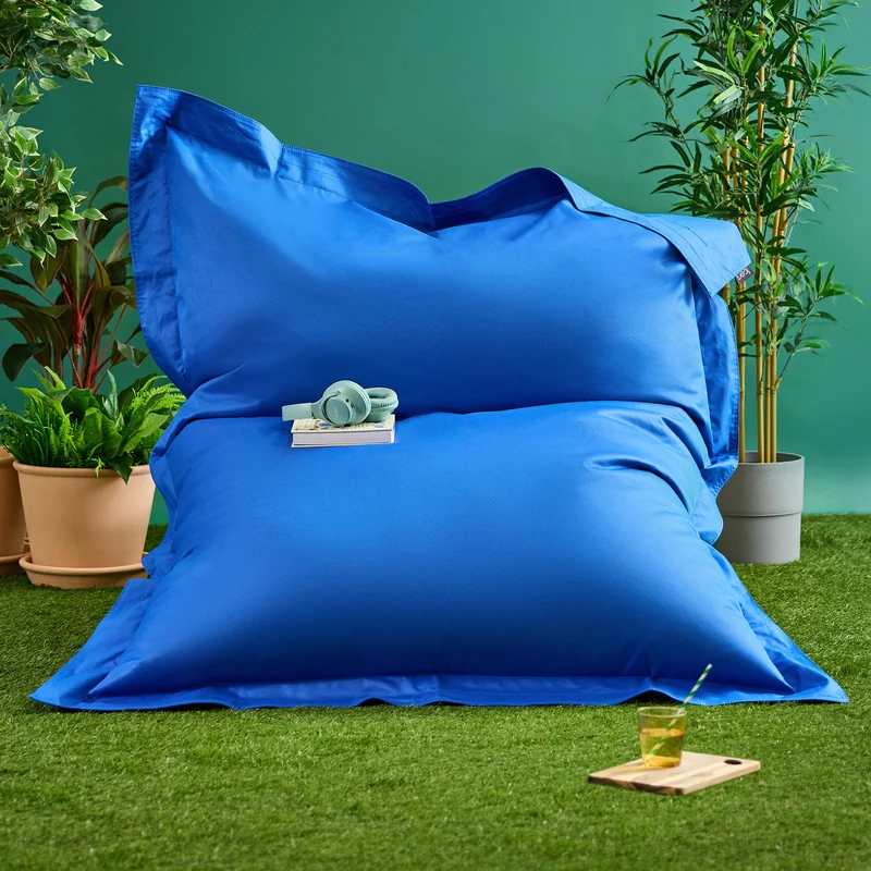 Bazaar Bag® Riesensitzsack für drinnen und draußen - Blau