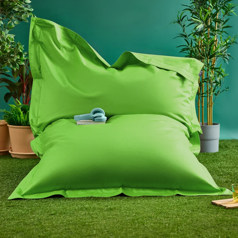 Bazaar Bag® Riesen-Sitzsack für drinnen und draußen – Limettengrün