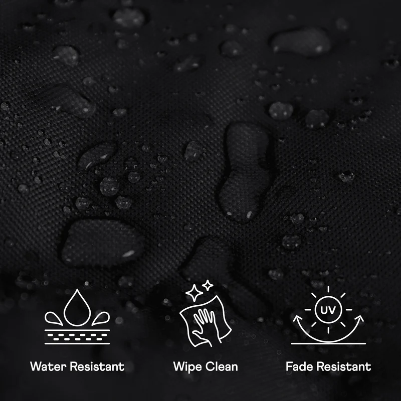 Bazaar Bag® Indoor-Outdoor Riesen-Sitzsack – Schwarz