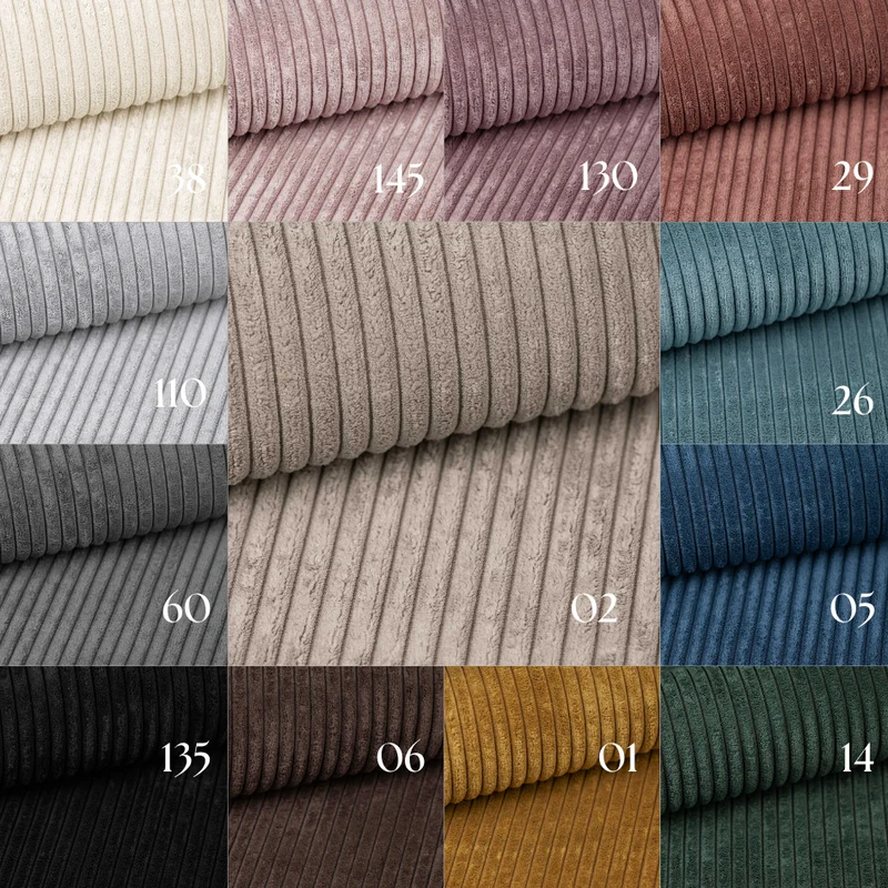 Palettenkissen OSLO CORD – gesteppte Kissen für Palettenmöbel – Indoor