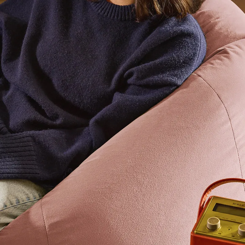 Kingston Velvet Sitzsack Klassik - Rosa