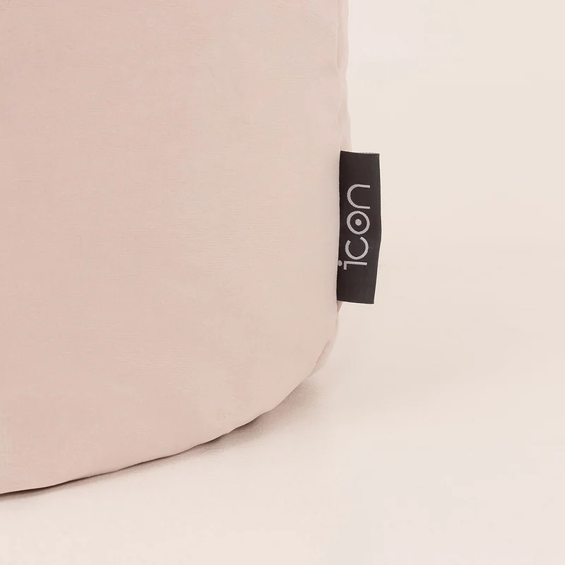 Kingston Samt Klassischer Sitzsack - Rose Dust Pink
