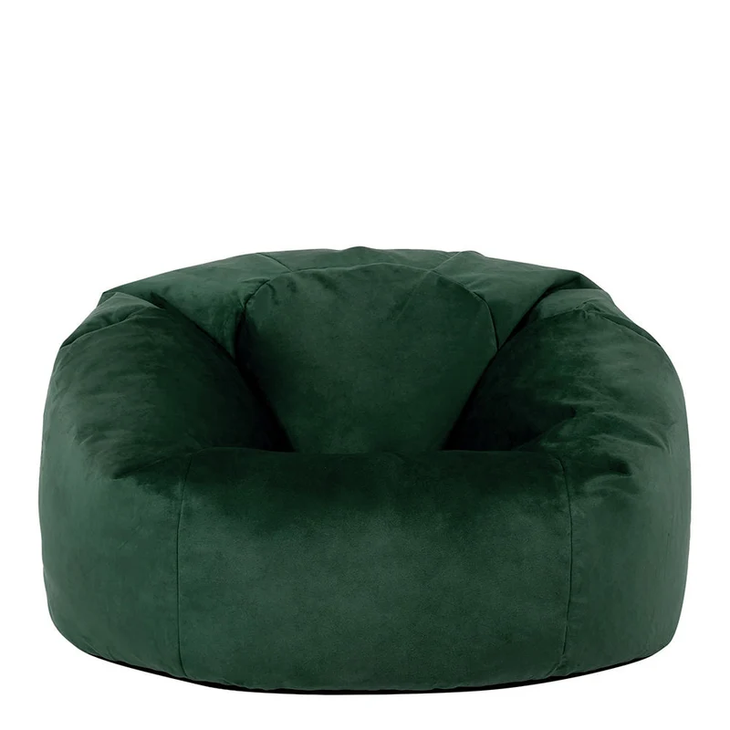 Kingston Velvet Classic Sitzsack - Waldgrün