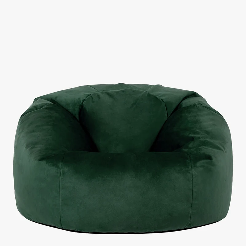 Kingston Velvet Classic Sitzsack - Waldgrün